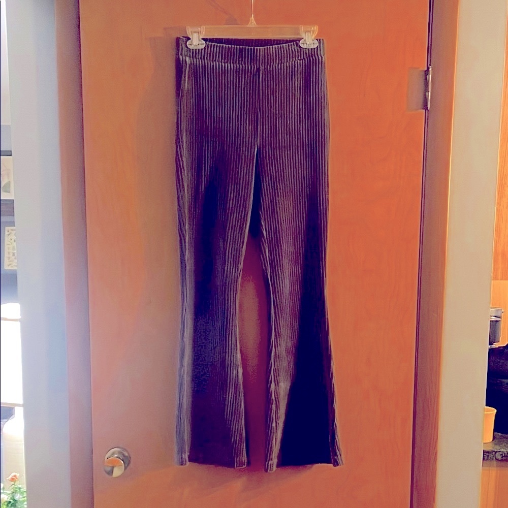 Ribbed Flare Pants